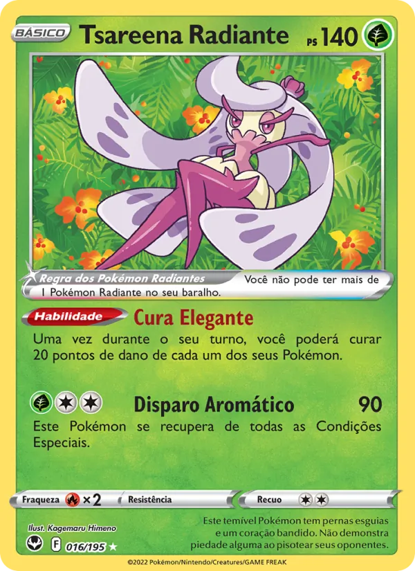 Tsareena Radiante Tempestade Prateada 016/195