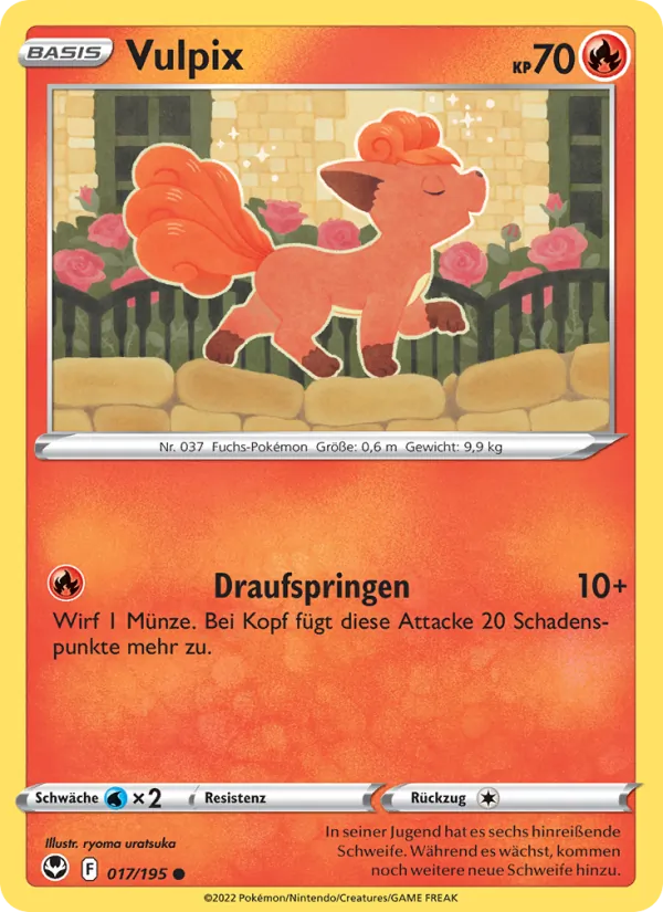 Vulpix Silberne Sturmwinde 017/195