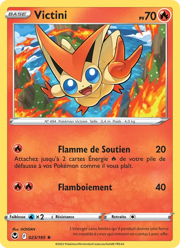 Victini Tempête Argentée 023/195