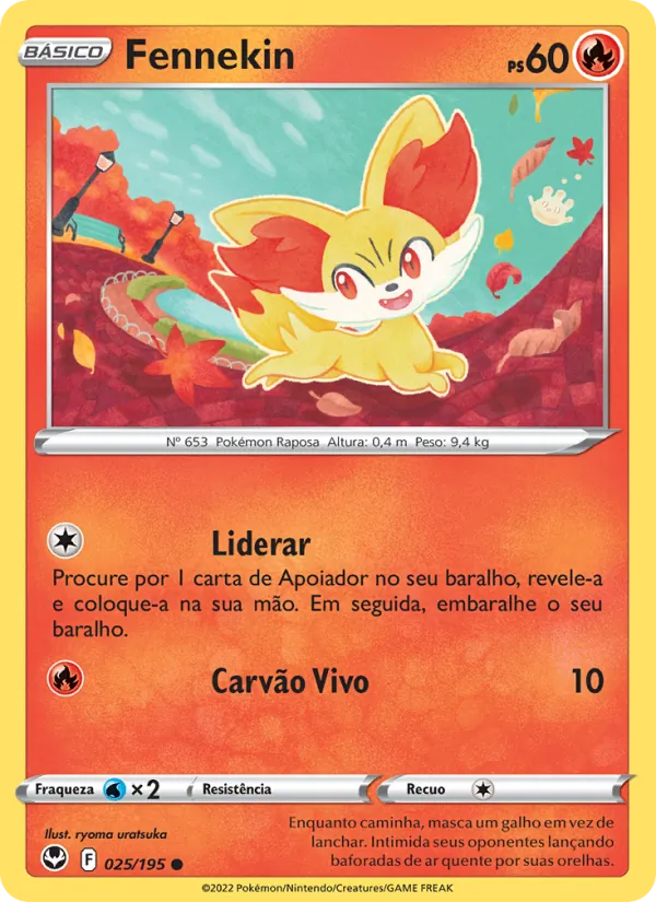 Fennekin Tempestade Prateada 025/195