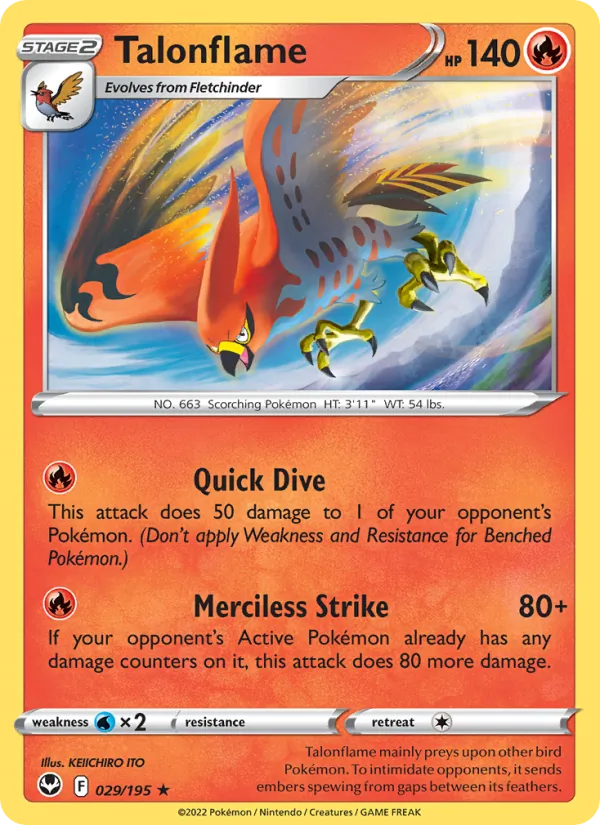 Talonflame Silver Tempest 029/195