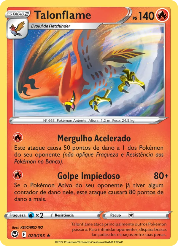 Talonflame Tempestade Prateada 029/195