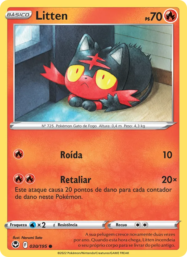 Litten Tempestade Prateada 030/195