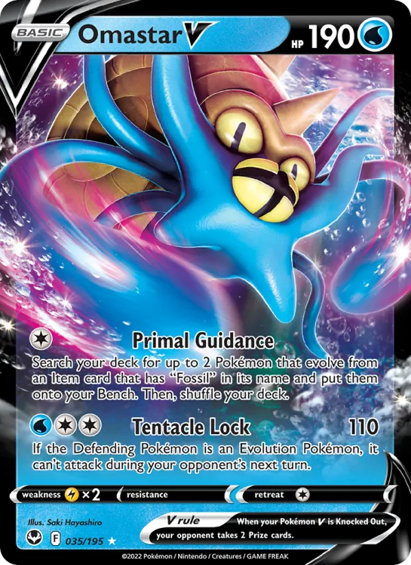 Omastar V Silver Tempest 035/195