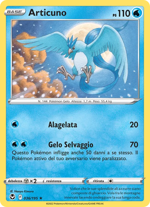 Articuno Tempesta Argentata 036/195