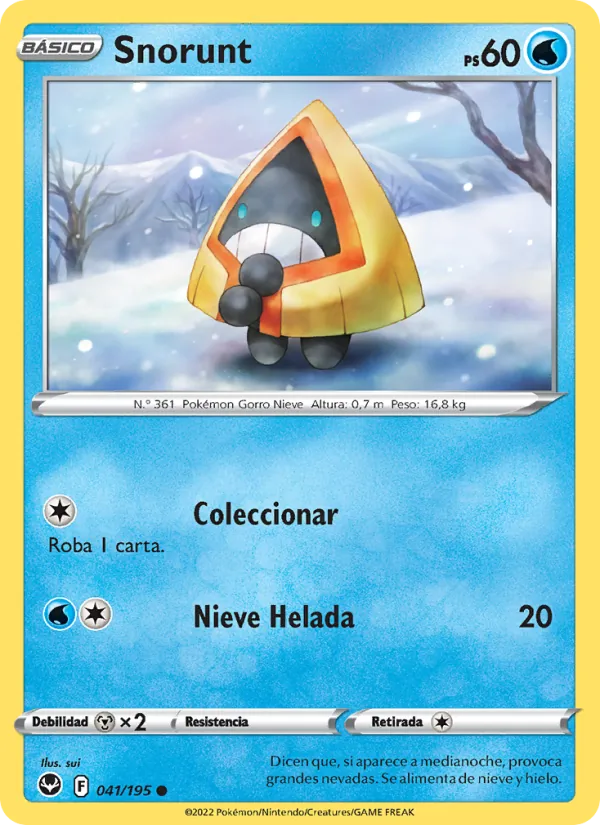 Snorunt Tempestad Plateada 041/195
