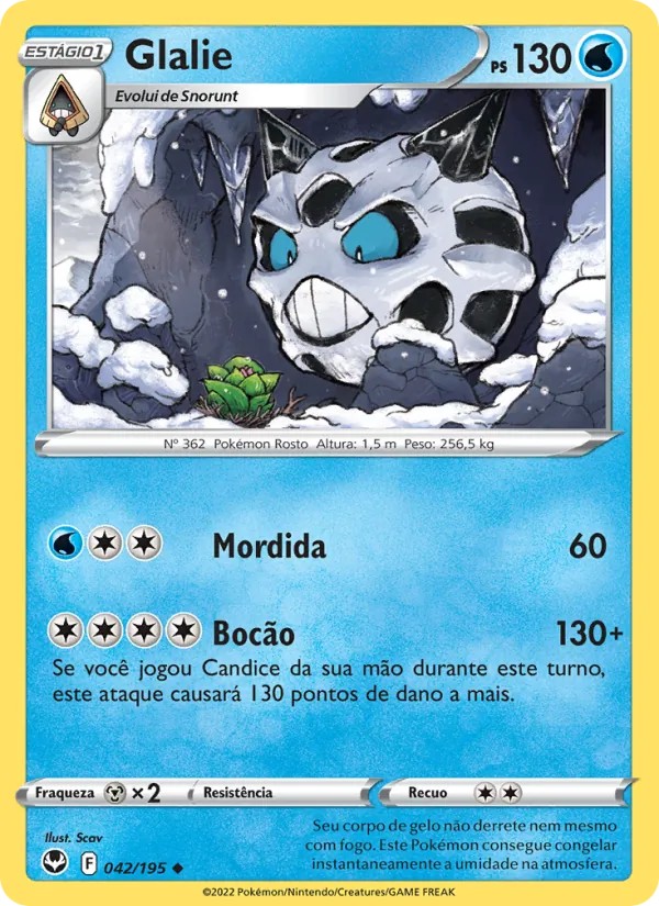 Glalie Tempestade Prateada 042/195