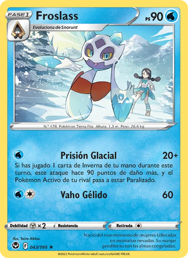 Froslass Tempestad Plateada 043/195
