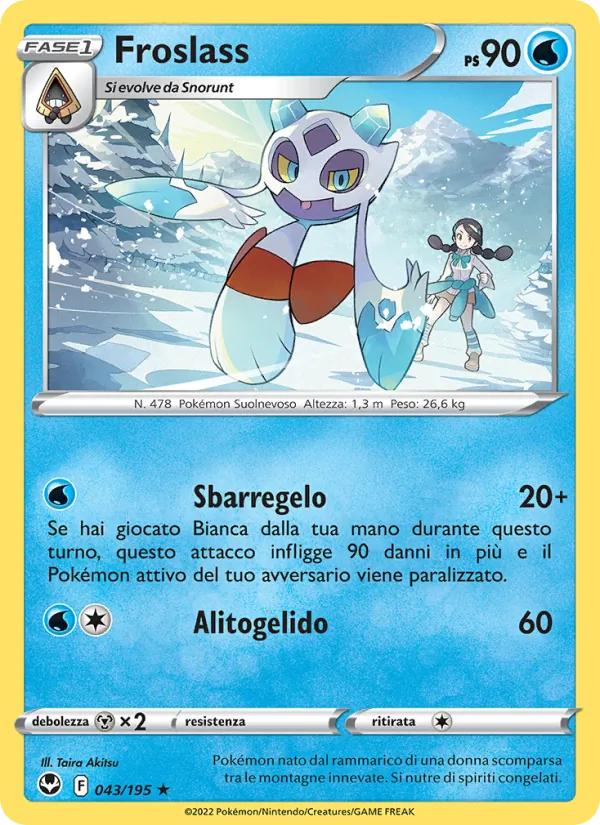 Froslass Tempesta Argentata 043/195