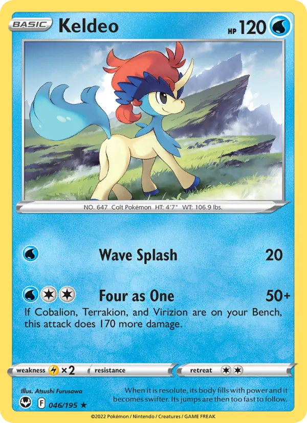Keldeo Silver Tempest 046/195