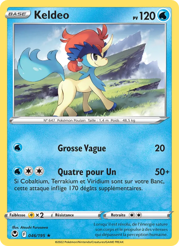 Keldeo Tempête Argentée 046/195