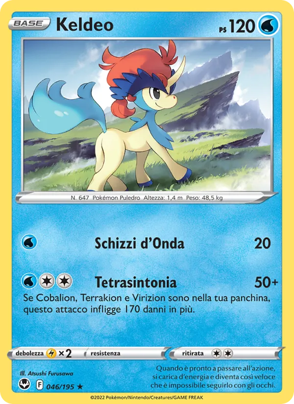 Keldeo Tempesta Argentata 046/195