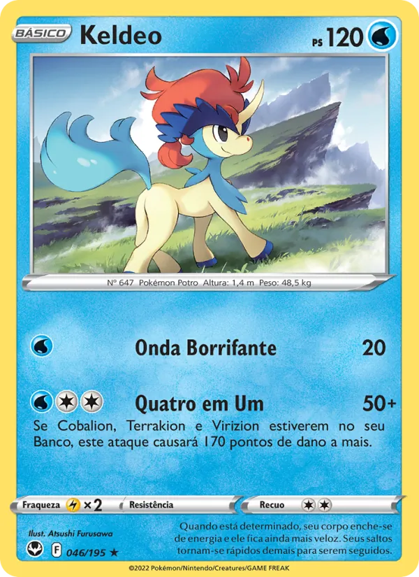 Keldeo Tempestade Prateada 046/195