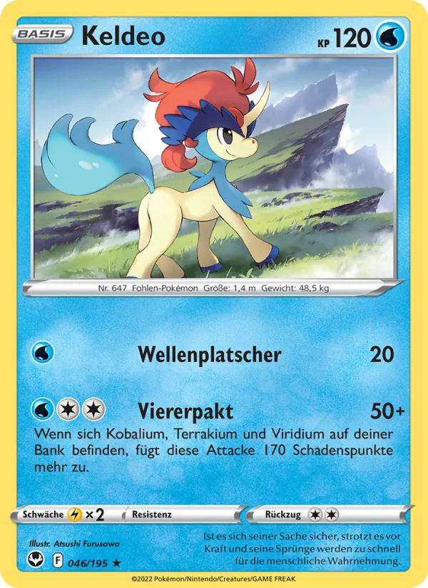 Keldeo Silberne Sturmwinde 046/195