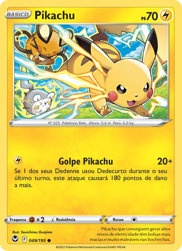 Pikachu Tempestade Prateada 049/195