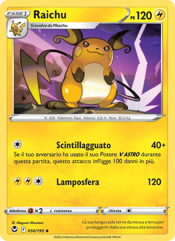 Raichu Tempesta Argentata 050/195
