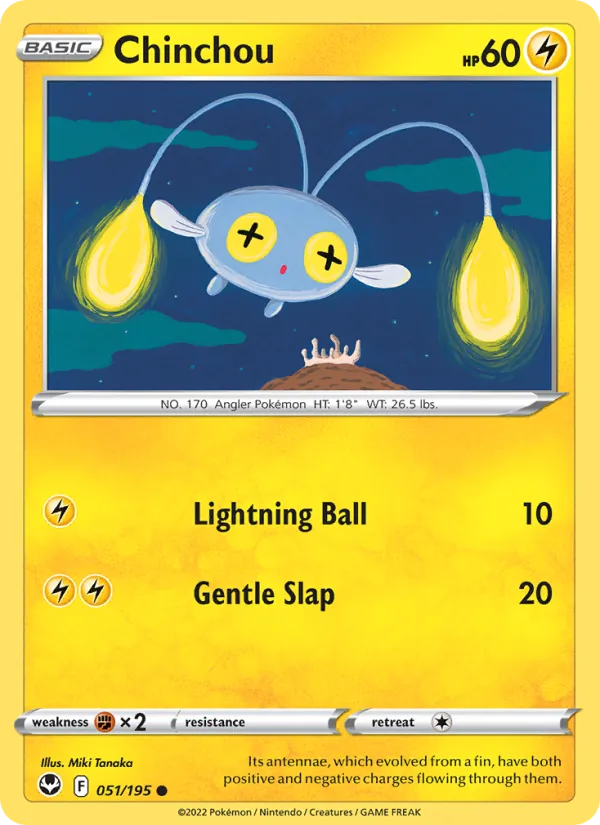 Chinchou Silver Tempest 051/195