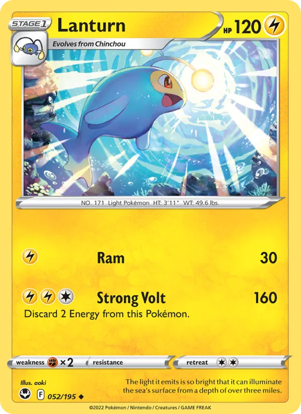 Lanturn Silver Tempest 052/195