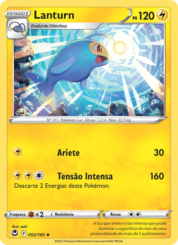 Lanturn Tempestade Prateada 052/195