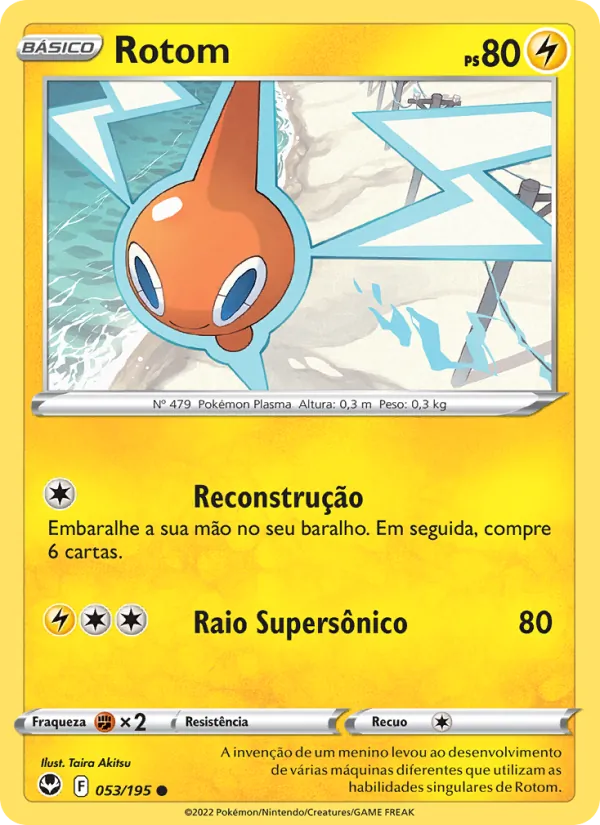Rotom Tempestade Prateada 053/195