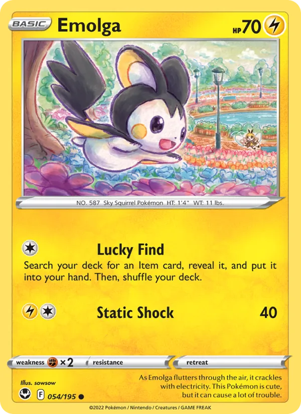 Emolga Silver Tempest 054/195