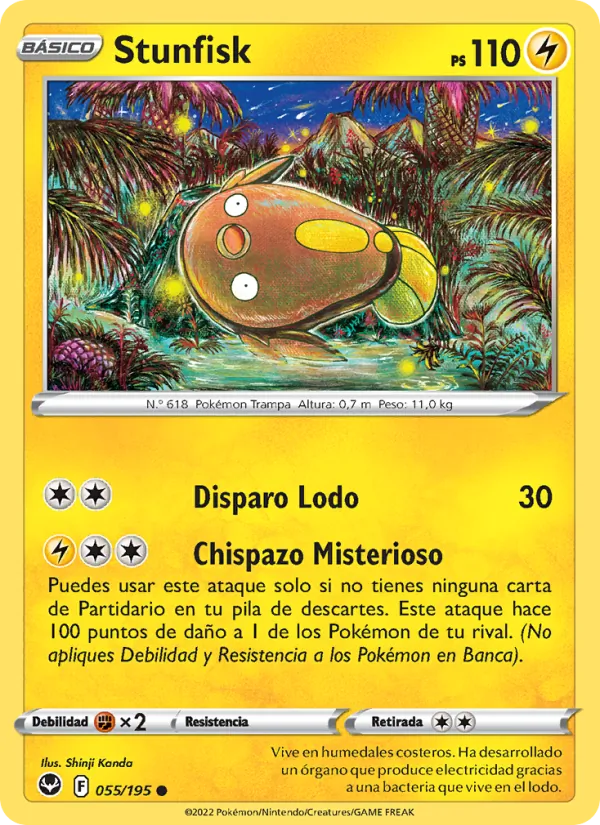 Stunfisk Tempestad Plateada 055/195