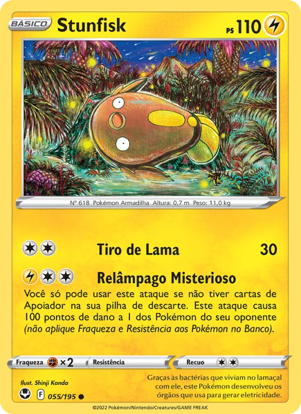 Stunfisk Tempestade Prateada 055/195