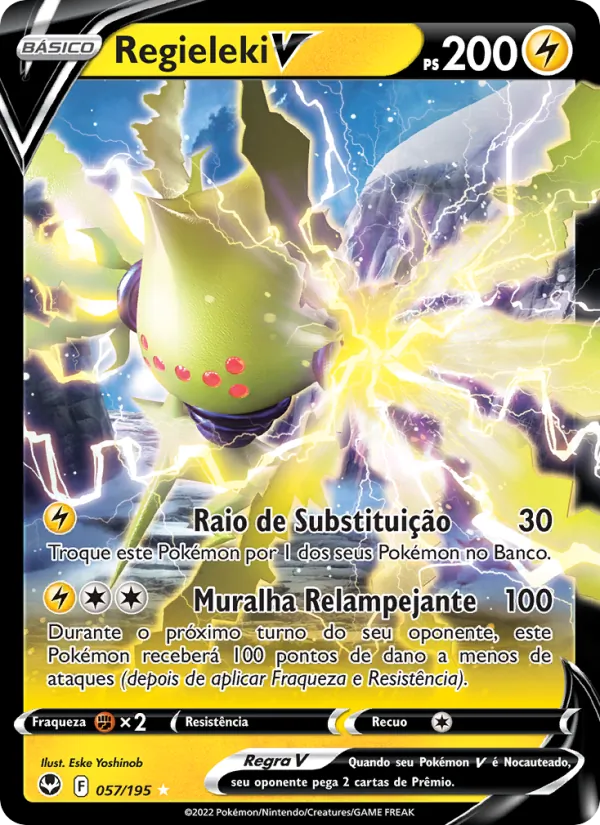 Regieleki V Tempestade Prateada 057/195