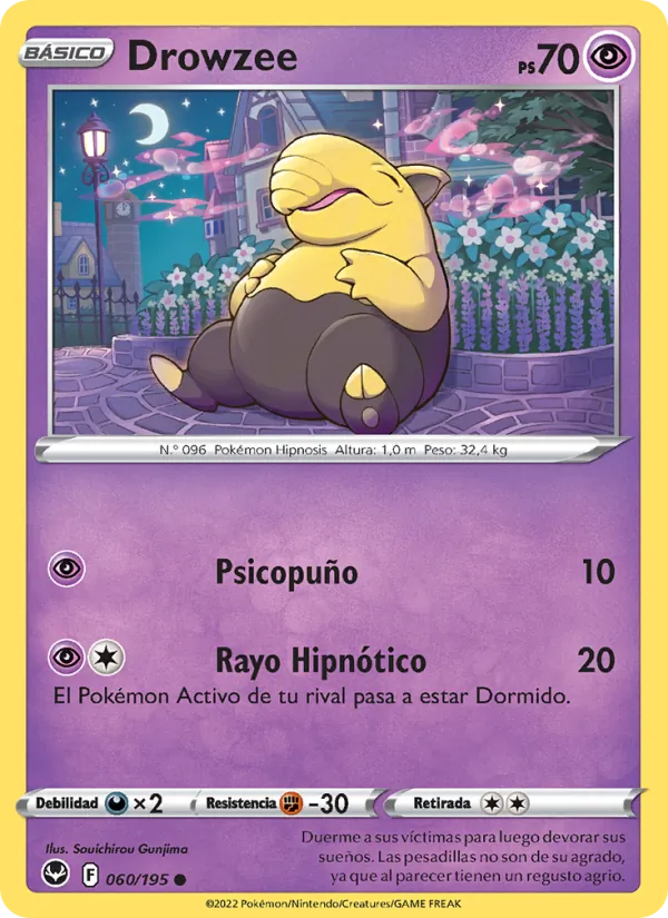 Drowzee Tempestad Plateada 060/195