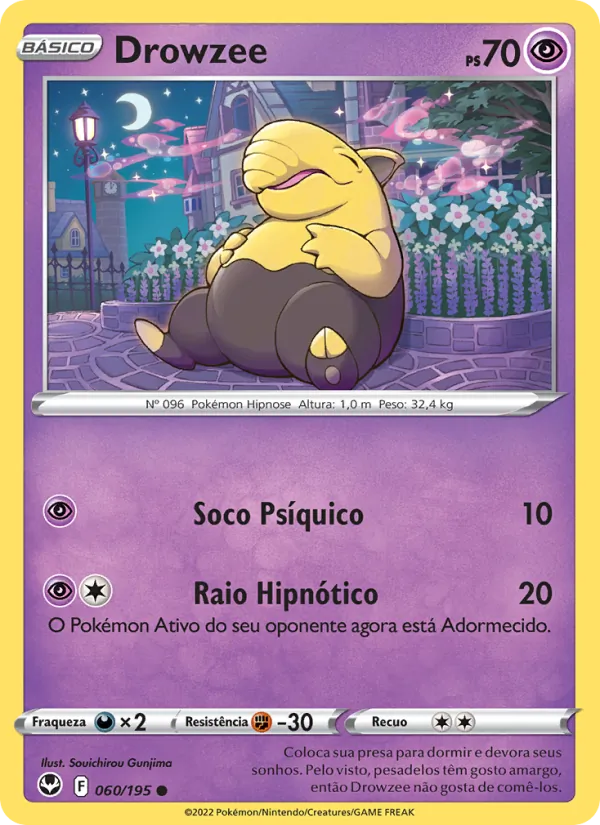 Drowzee Tempestade Prateada 060/195