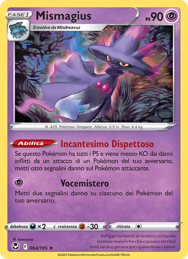 Mismagius Tempesta Argentata 064/195