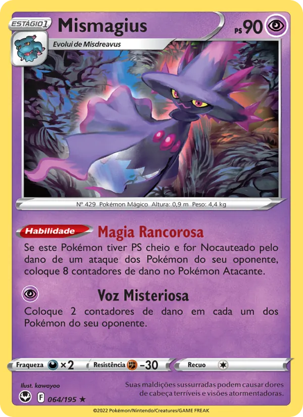 Mismagius Tempestade Prateada 064/195