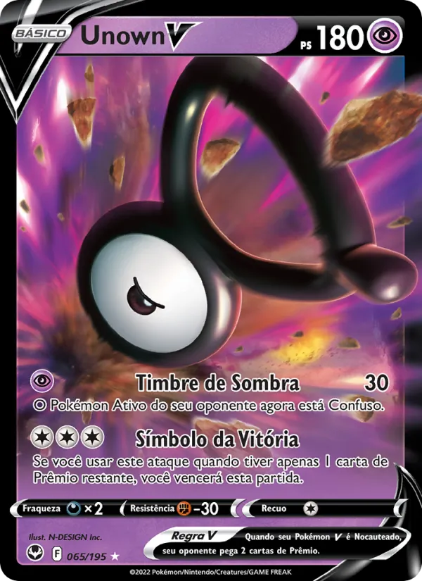 Unown V Tempestade Prateada 065/195