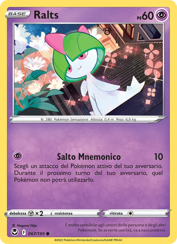 Ralts Tempesta Argentata 067/195