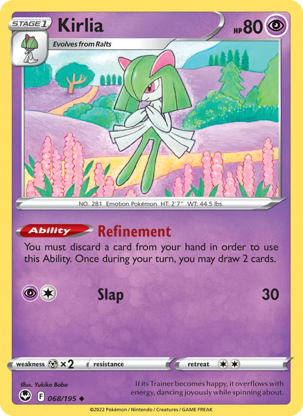 Kirlia Silver Tempest 068/195