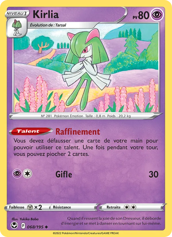 Kirlia Tempête Argentée 068/195