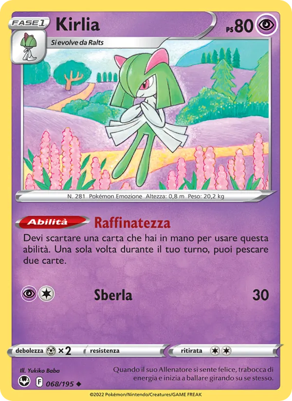 Kirlia Tempesta Argentata 068/195