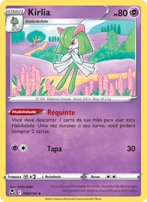 Kirlia Tempestade Prateada 068/195