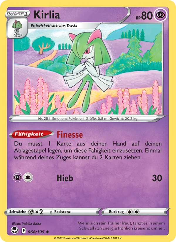 Kirlia Silberne Sturmwinde 068/195
