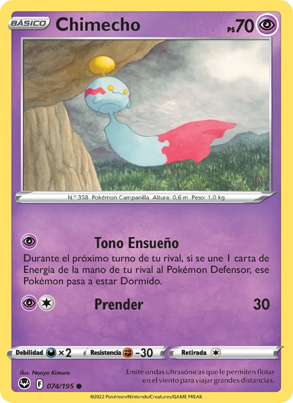 Chimecho Tempestad Plateada 074/195