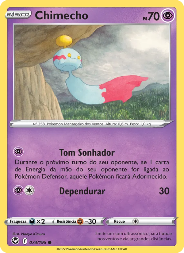 Chimecho Tempestade Prateada 074/195