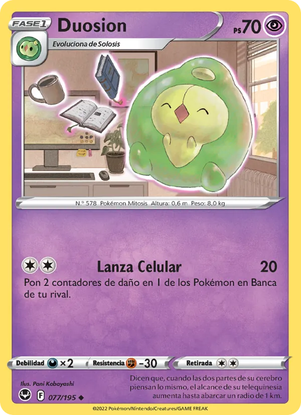 Duosion Tempestad Plateada 077/195