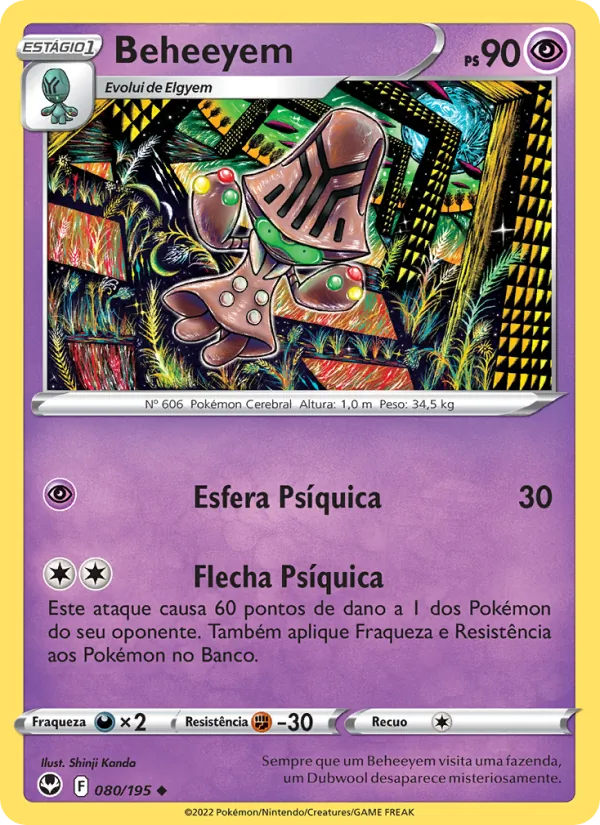 Beheeyem Tempestade Prateada 080/195