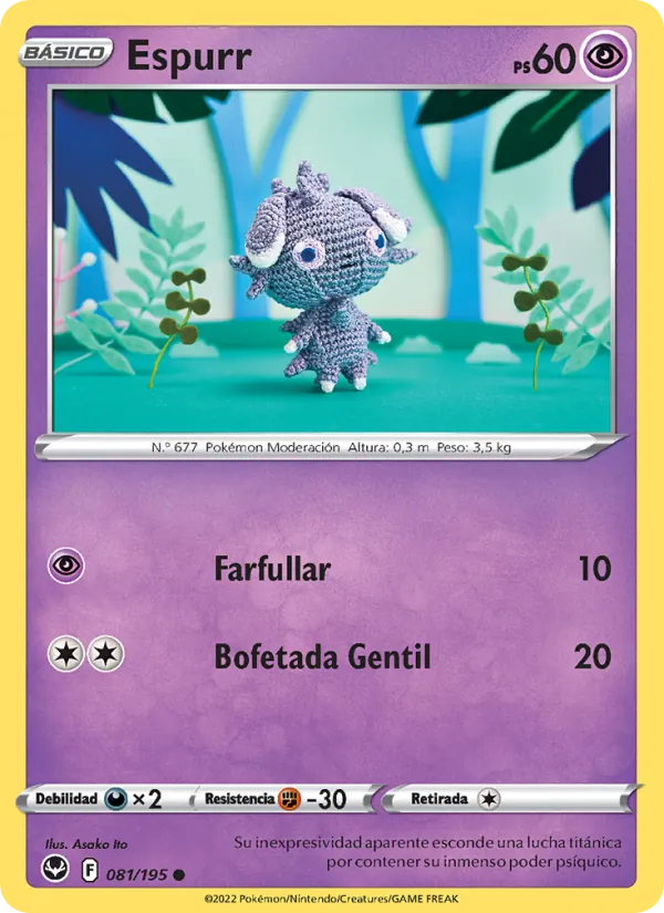 Espurr Tempestad Plateada 081/195