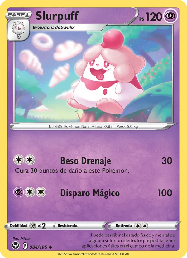 Slurpuff Tempestad Plateada 084/195