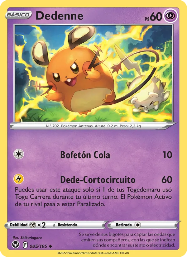 Dedenne Tempestad Plateada 085/195