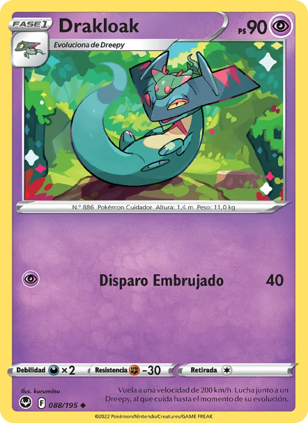 Drakloak Tempestad Plateada 088/195