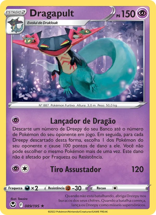 Dragapult Tempestade Prateada 089/195