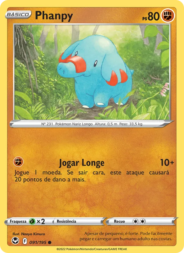 Phanpy Tempestade Prateada 091/195