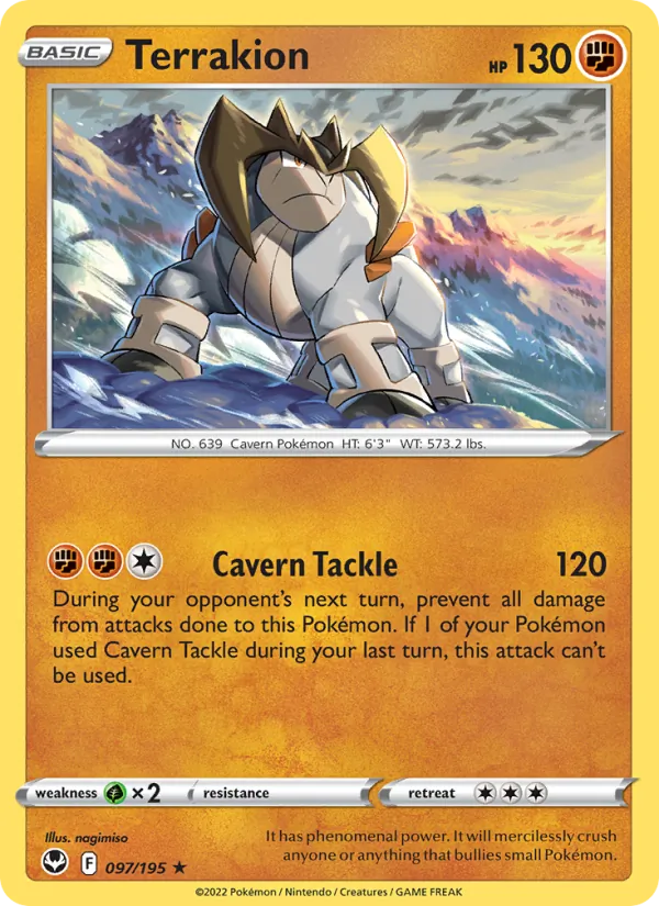 Terrakion Silver Tempest 097/195